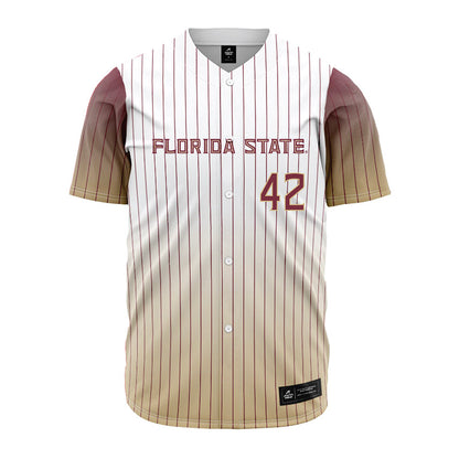 FSU - NCAA Baseball : Jake Echols - Pinstripe Jersey-0