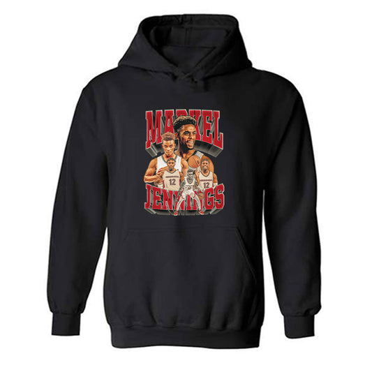 Georgia - NCAA Men's Basketball : Markel Jennings - Hooded Sweatshirt-0