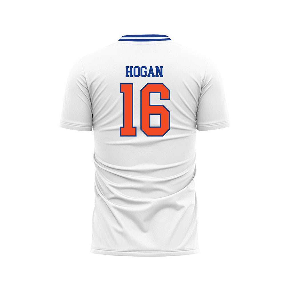 Florida - NCAA Women's Soccer : Courtney Hogan - Retro White Soccer Jersey-1