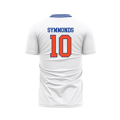 Florida - NCAA Women's Soccer : Adia Symmonds - Retro White Soccer Jersey-1