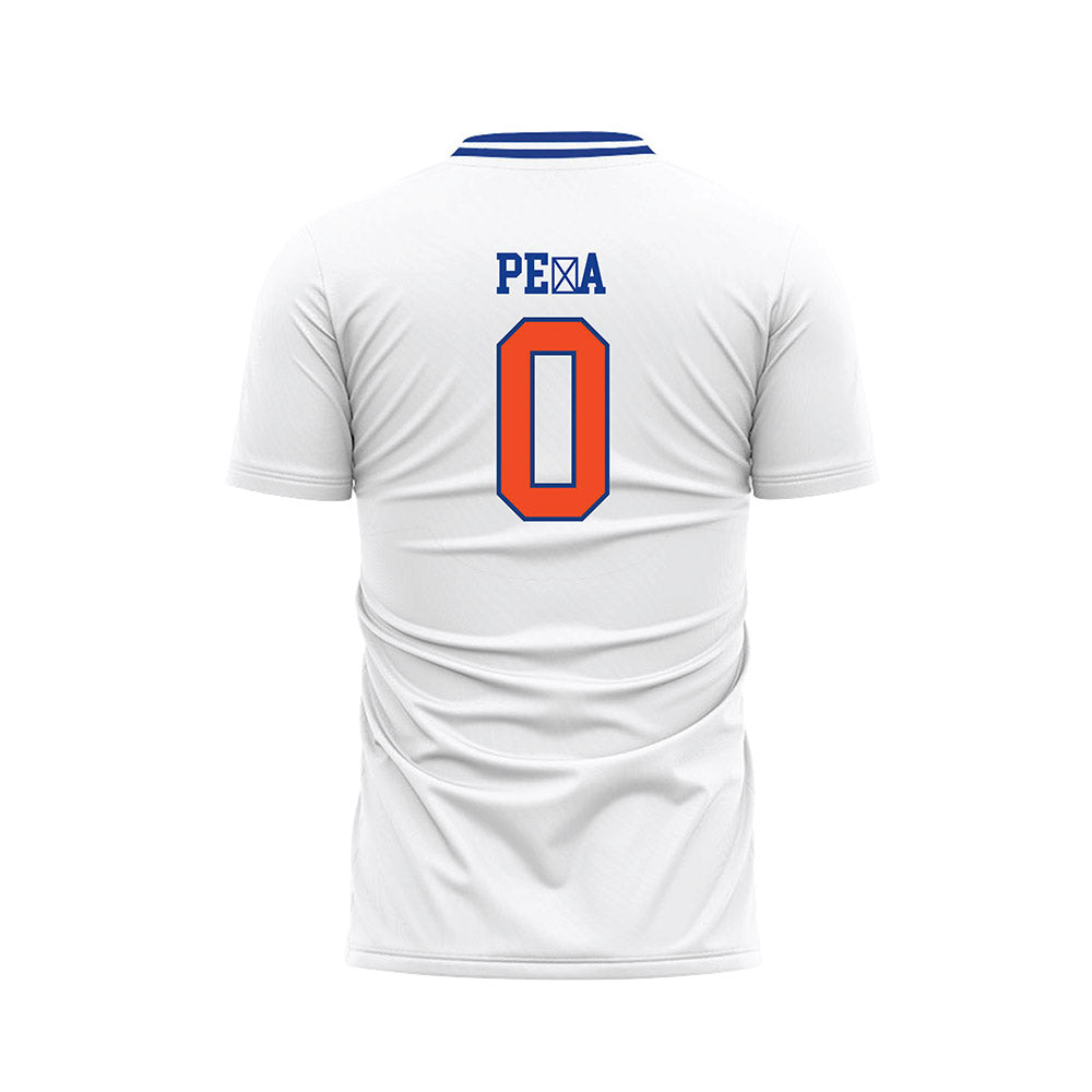 Florida - NCAA Women's Soccer : Paloma Pe�a - Retro White Soccer Jersey-1
