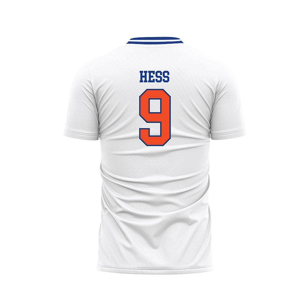 Florida - NCAA Women's Soccer : Addy Hess - Retro White Soccer Jersey-1