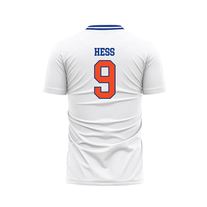 Florida - NCAA Women's Soccer : Addy Hess - Retro White Soccer Jersey-1