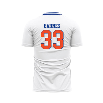 Florida - NCAA Women's Soccer : Skye Barnes - Retro White Soccer Jersey-1