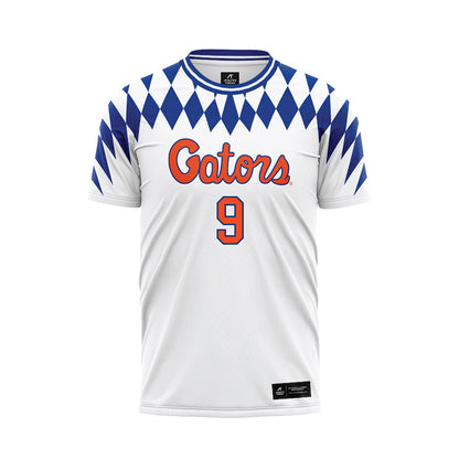 Florida - NCAA Women's Soccer : Addy Hess - Retro White Soccer Jersey-0