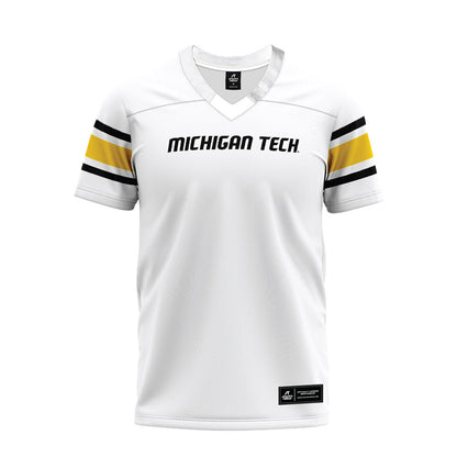 Michigan Tech - NCAA Football : - Customizable Premium Football Jersey-0