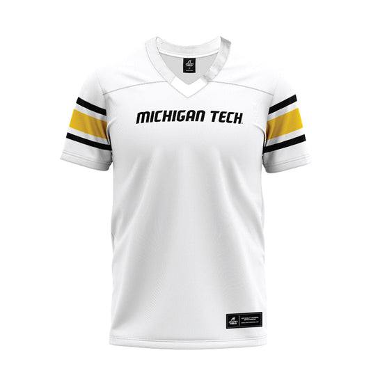 Michigan Tech - NCAA Football : - Customizable Premium Football Jersey-0