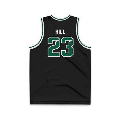 Cleveland State - NCAA Men's Basketball : Manny Hill - Black Basketball Jersey-1