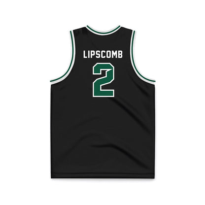Cleveland State - NCAA Men's Basketball : Jaidon Lipscomb - Black Basketball Jersey-1