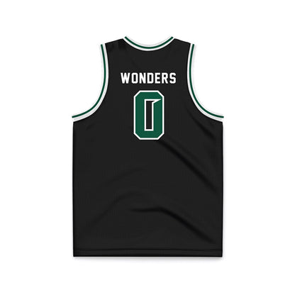Cleveland State - NCAA Men's Basketball : Foster Wonders - Black Basketball Jersey-1