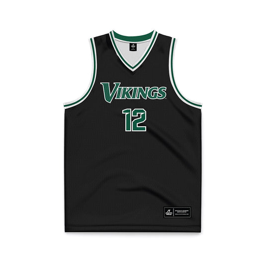 Cleveland State - NCAA Men's Basketball : Holden Pierre-Louis - Black Basketball Jersey-0