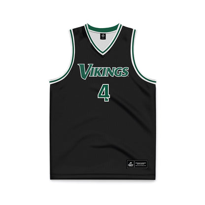 Cleveland State - NCAA Men's Basketball : Preist Ryan - Black Basketball Jersey-0