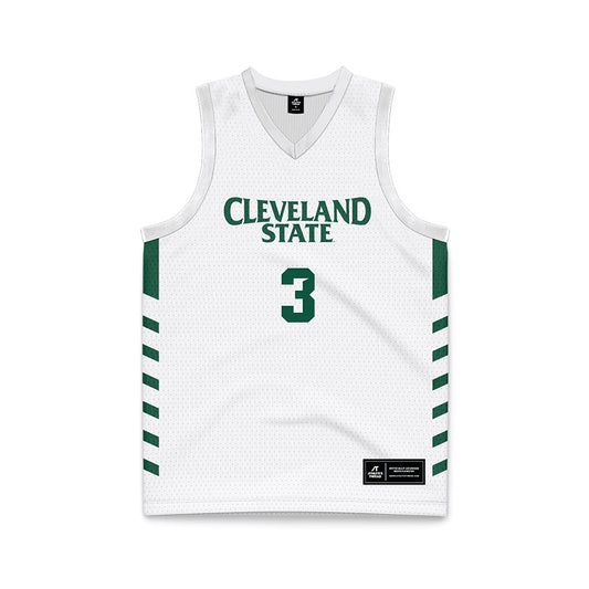 Cleveland State - NCAA Women's Basketball : Jada Leonard - White Retro Basketball Jersey-0