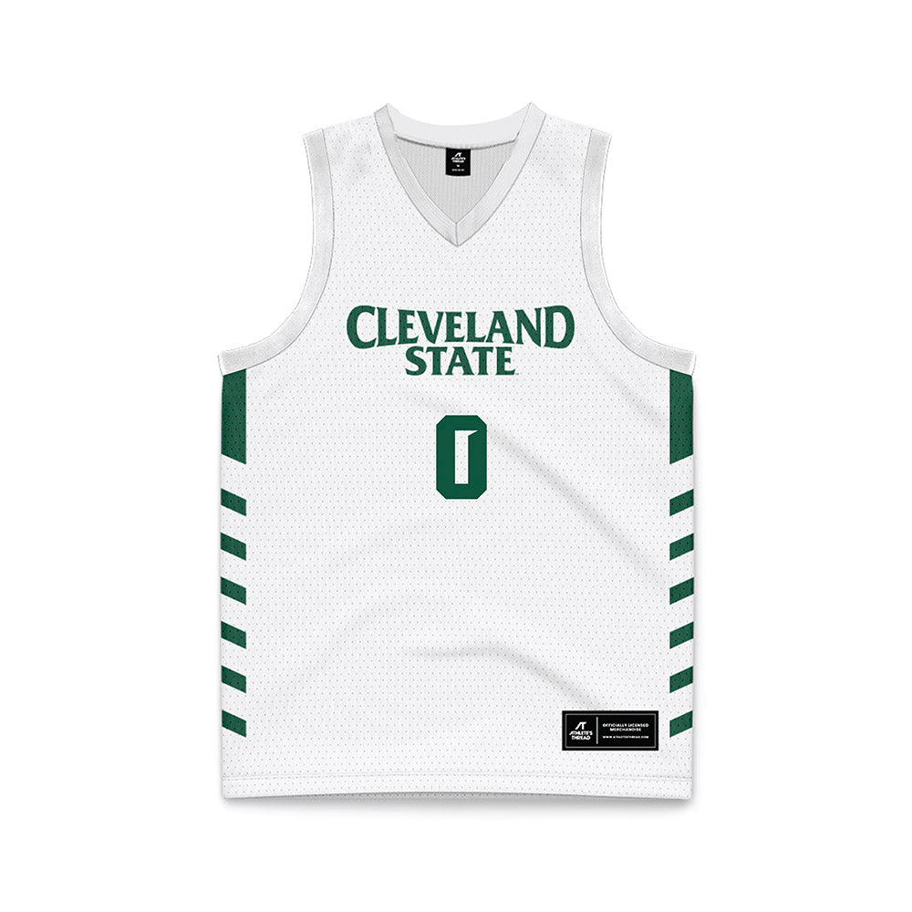 Cleveland State - NCAA Women's Basketball : Queen Ruffin - White Retro Basketball Jersey-0