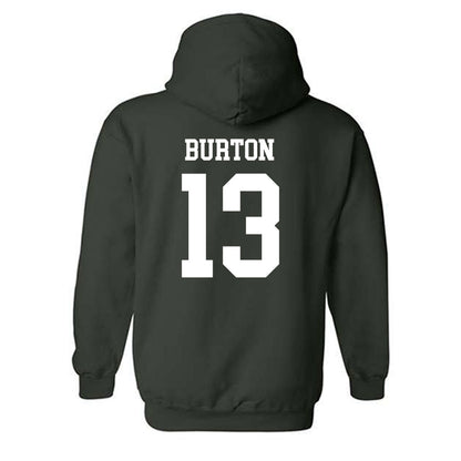 Cleveland State - NCAA Men's Basketball : Lucas Burton - Classic Shersey Hooded Sweatshirt-1