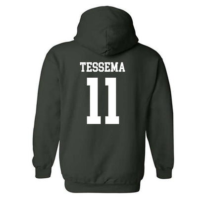 Cleveland State - NCAA Men's Basketball : Waqo Tessema - Classic Shersey Hooded Sweatshirt-1
