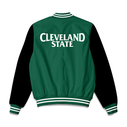Cleveland State - NCAA Men's Basketball : Waqo Tessema - Bomber Jacket-1