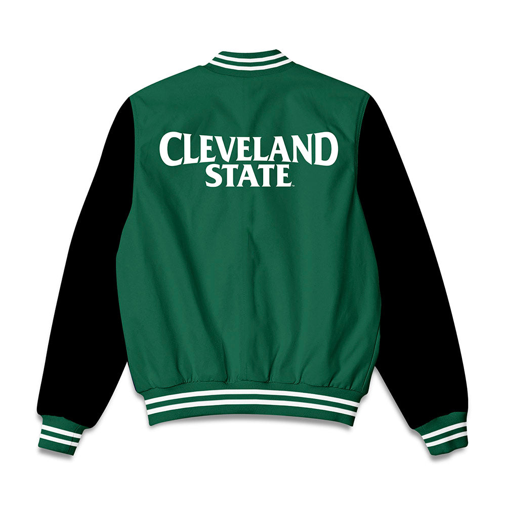 Cleveland State - NCAA Men's Basketball : David Giddens - Bomber Jacket-1