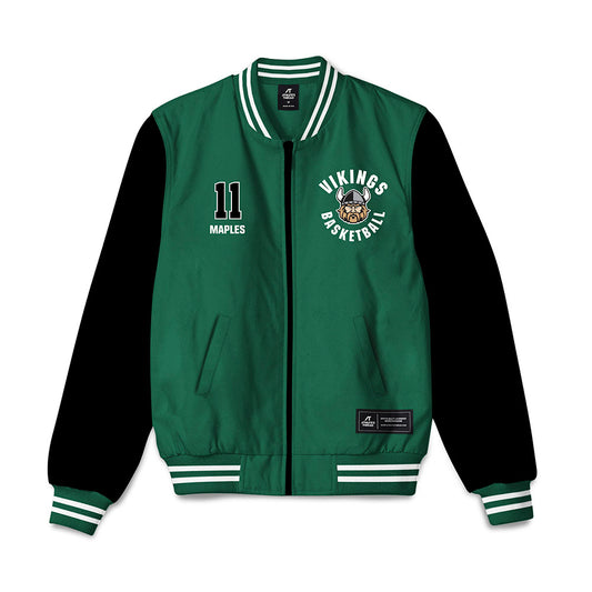 Cleveland State - NCAA Women's Basketball : Colbi Maples - Bomber Jacket-0