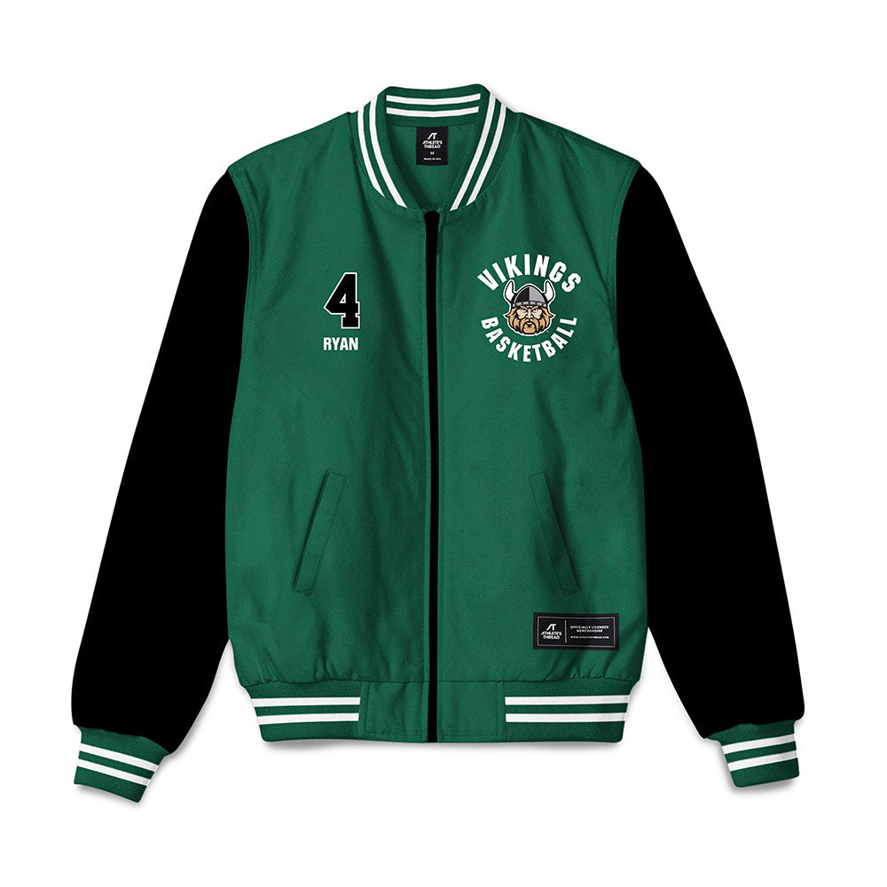 Cleveland State - NCAA Men's Basketball : Preist Ryan - Bomber Jacket-0