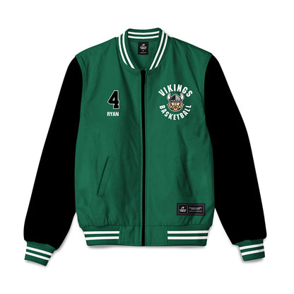Cleveland State - NCAA Men's Basketball : Preist Ryan - Bomber Jacket-0