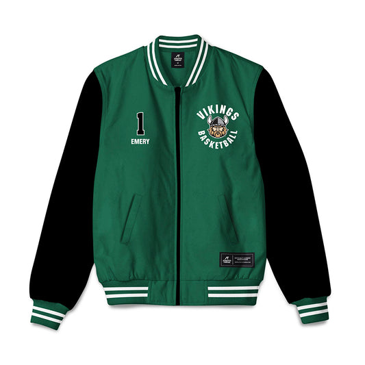 Cleveland State - NCAA Men's Basketball : Ice Emery - Bomber Jacket-0