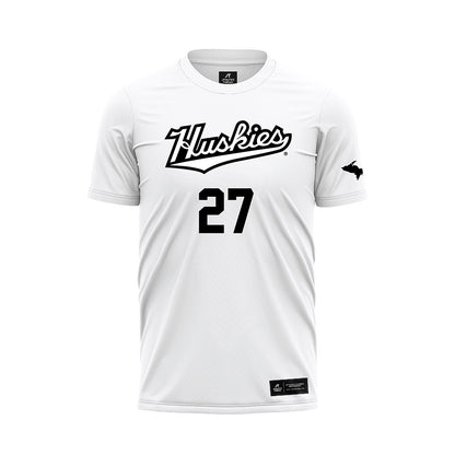 Michigan Tech - NCAA Women's Soccer : Gabrielle Klein - White Soccer Jersey-0