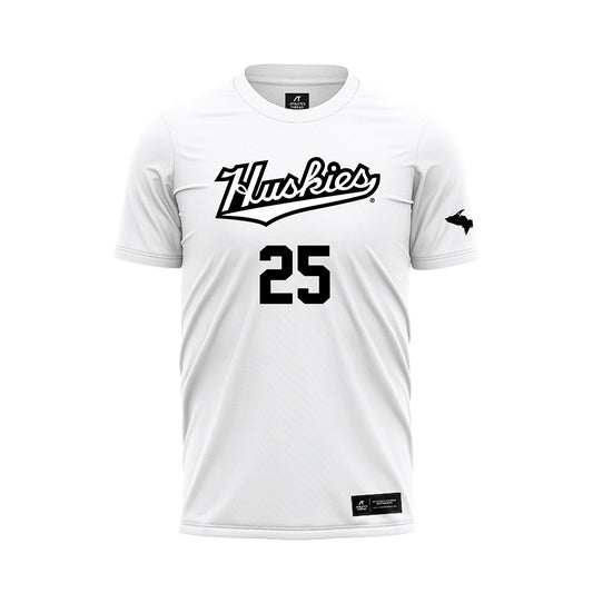 Michigan Tech - NCAA Women's Soccer : Sophie Rater - White Soccer Jersey-0