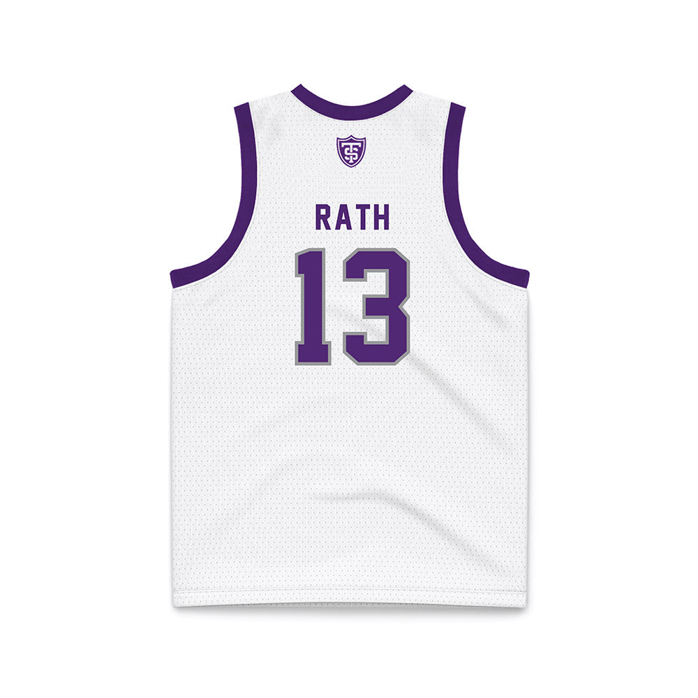 UST - NCAA Women's Basketball : Jayci Rath - White Basketball Jersey-1