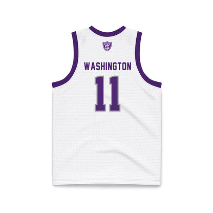 UST - NCAA Women's Basketball : Zoey Washington - White Basketball Jersey-1