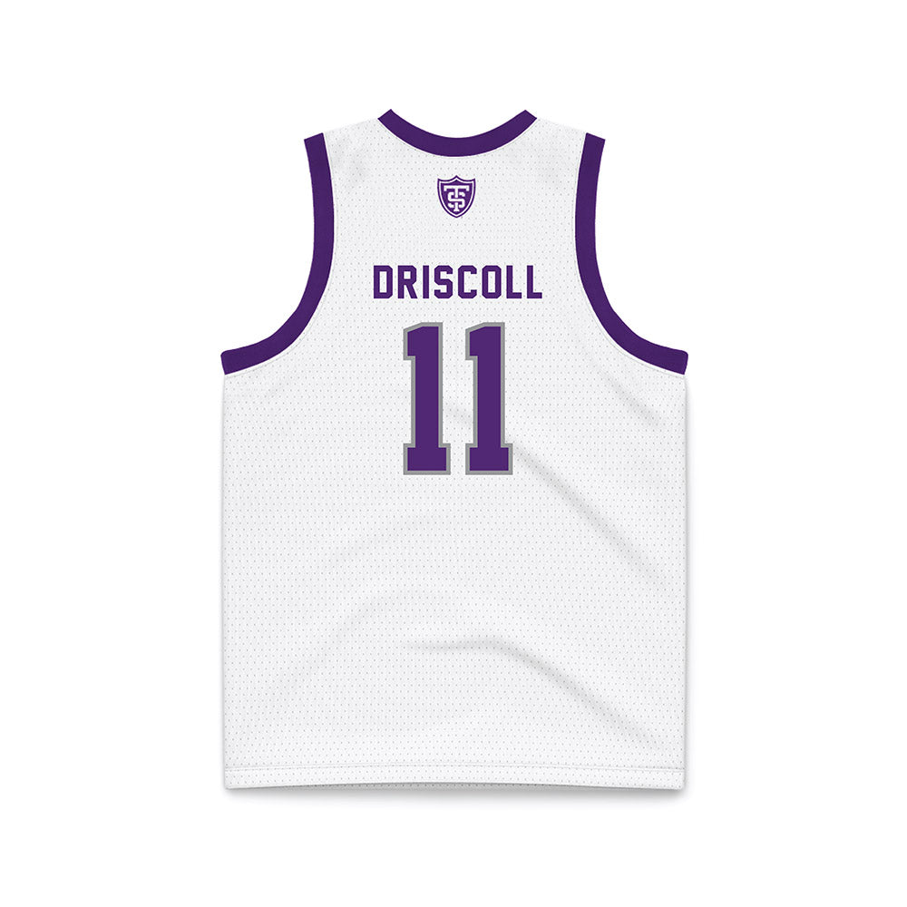 UST - NCAA Women's Basketball : Tessa Driscoll - White Basketball Jersey-1