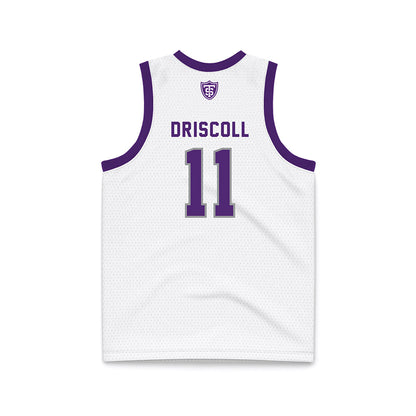 UST - NCAA Women's Basketball : Tessa Driscoll - White Basketball Jersey-1