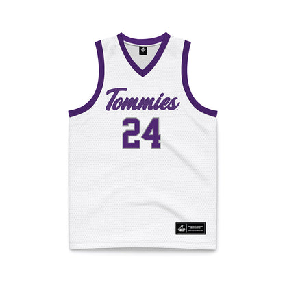 UST - NCAA Women's Basketball : Alyssa Sand - White Basketball Jersey-0