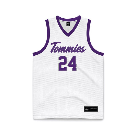 UST - NCAA Women's Basketball : Alyssa Sand - White Basketball Jersey-0