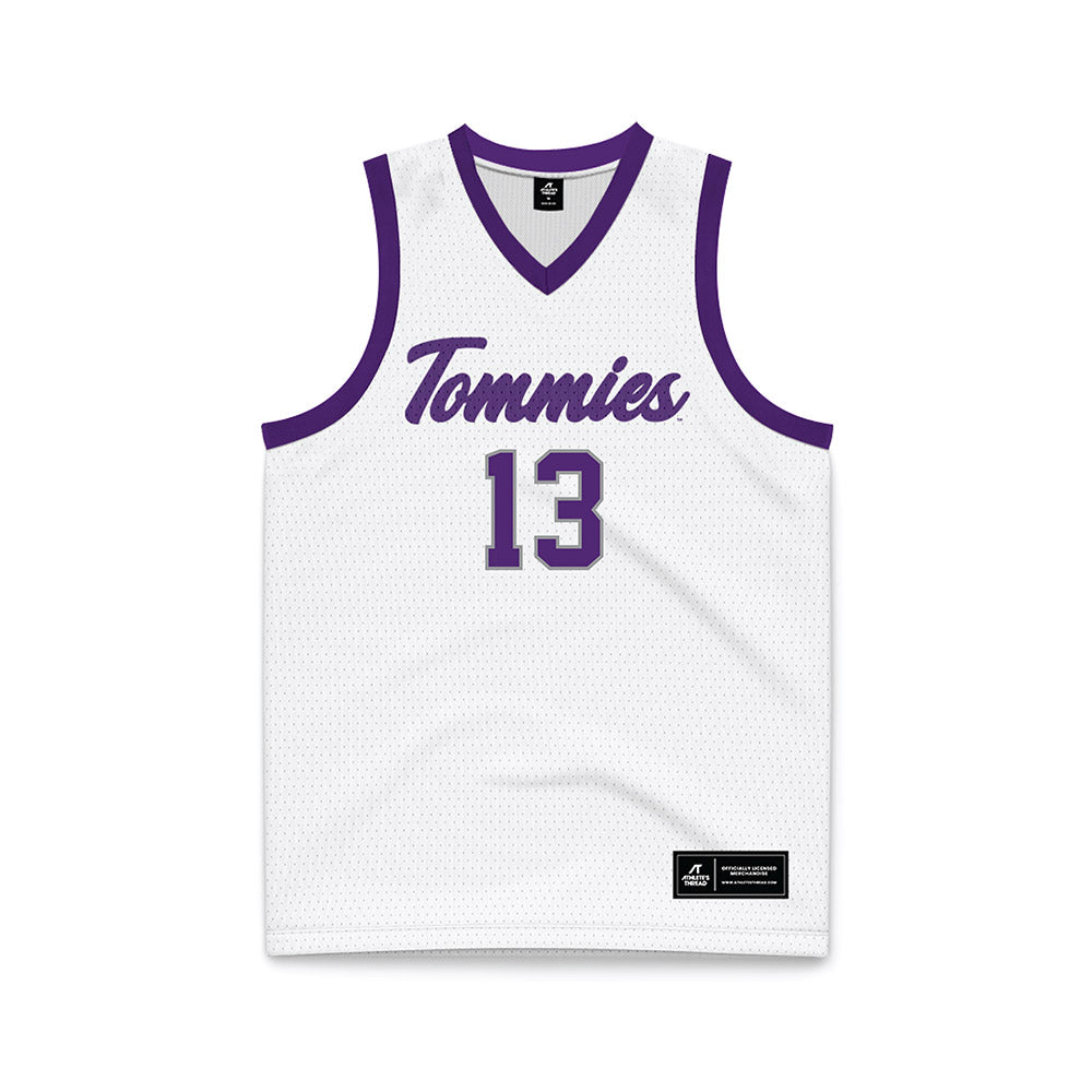 UST - NCAA Women's Basketball : Jayci Rath - White Basketball Jersey-0
