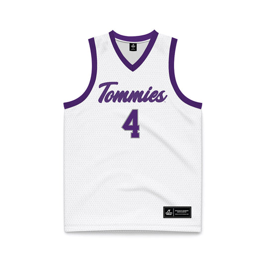 UST - NCAA Women's Basketball : Lydia Aalsma - White Basketball Jersey-0