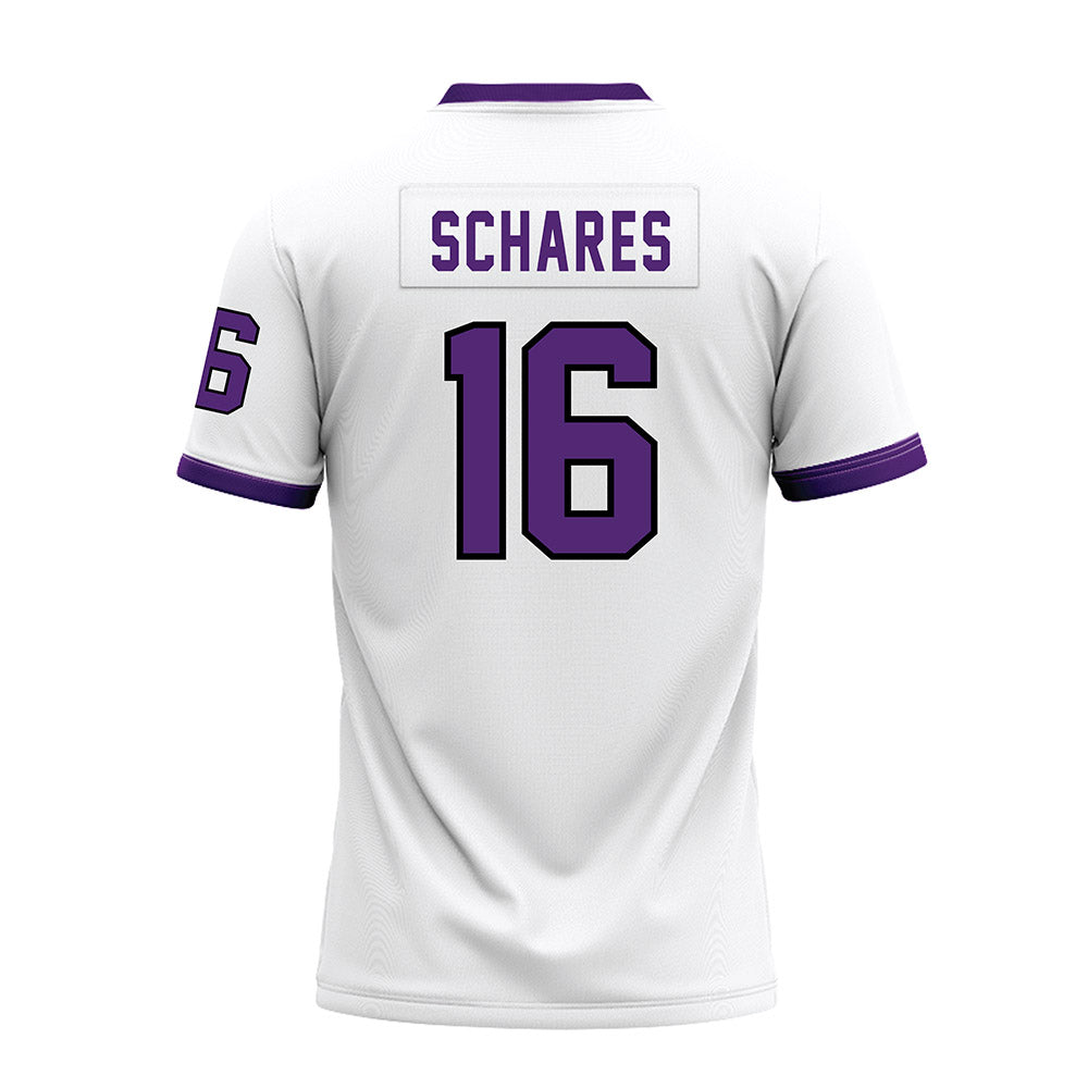 UST - NCAA Football : Mitchell Schares - White Premium Football Jersey-1