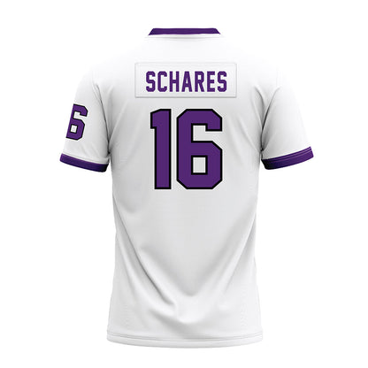 UST - NCAA Football : Mitchell Schares - White Premium Football Jersey-1