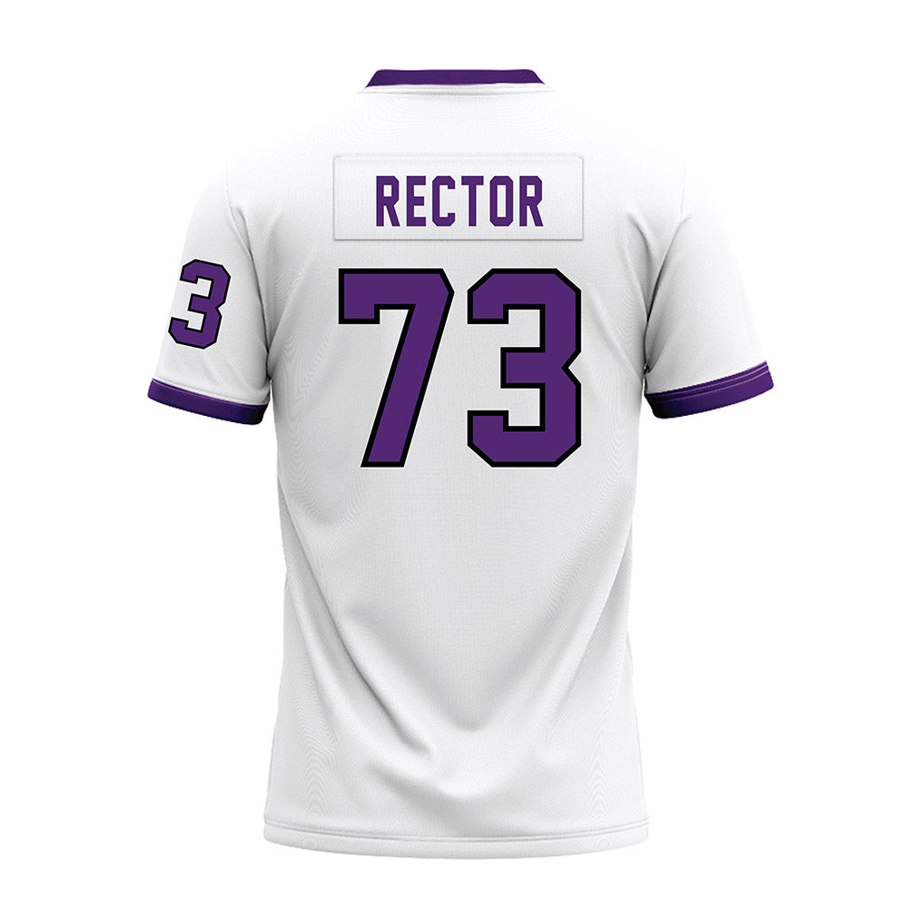 UST - NCAA Football : Kaleb Rector - White Premium Football Jersey-1