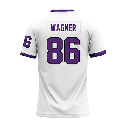 UST - NCAA Football : Patrick Wagner - White Premium Football Jersey-1