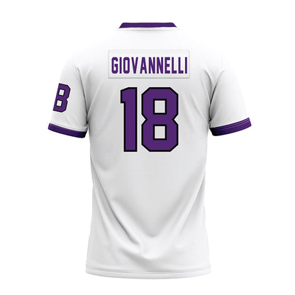 UST - NCAA Football : Stefano Giovannelli - White Premium Football Jersey-1