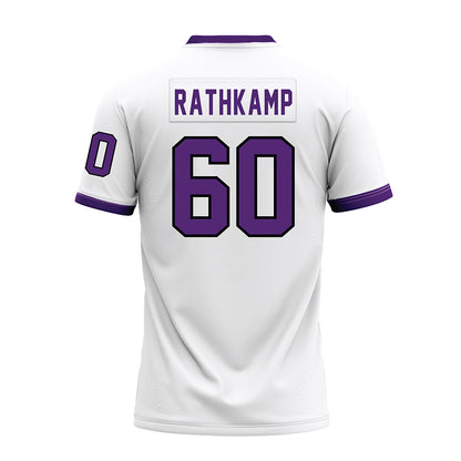 UST - NCAA Football : Nathan Rathkamp - White Premium Football Jersey-1