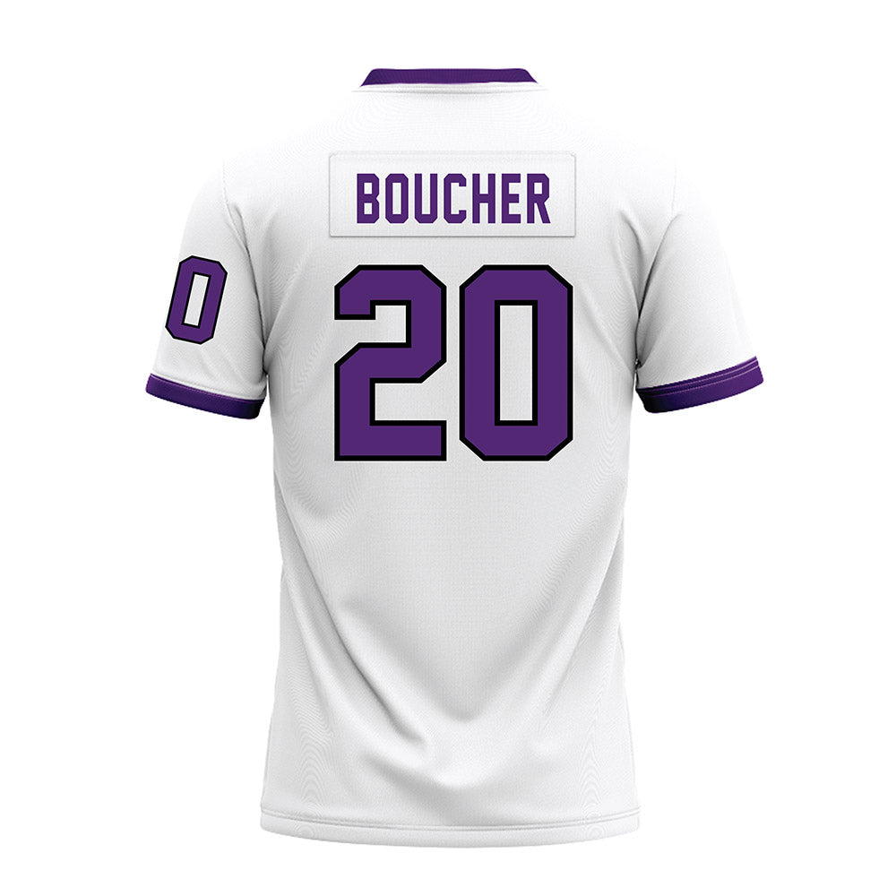 UST - NCAA Football : Charlie Boucher - White Premium Football Jersey-1