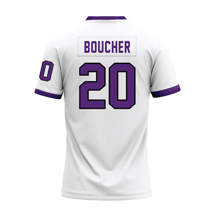 UST - NCAA Football : Charlie Boucher - White Premium Football Jersey-1