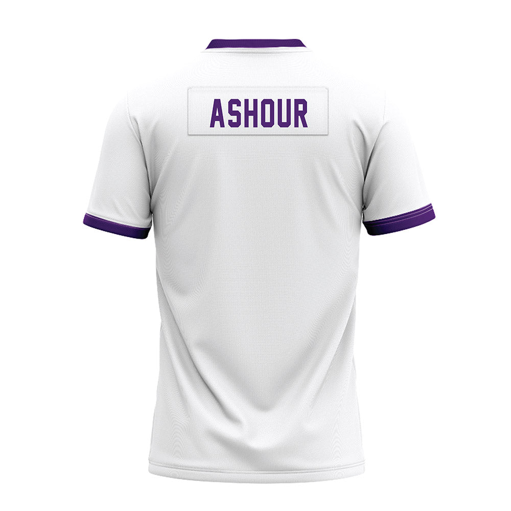UST - NCAA Football : Aziz Ashour - White Premium Football Jersey-1