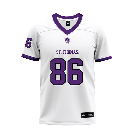 UST - NCAA Football : Patrick Wagner - White Premium Football Jersey-0