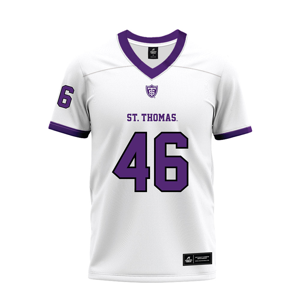 UST - NCAA Football : Milan Bobda - White Premium Football Jersey-0