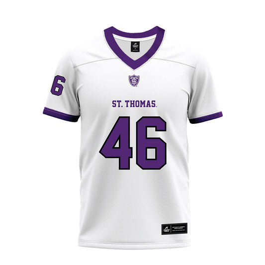 UST - NCAA Football : Milan Bobda - White Premium Football Jersey-0