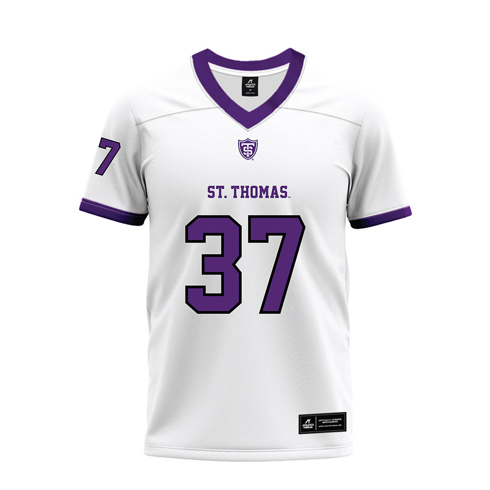UST - NCAA Football : Lucas Peters - White Premium Football Jersey-0