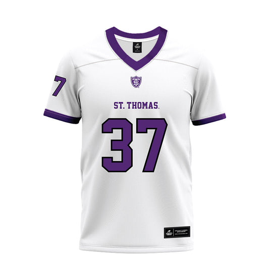 UST - NCAA Football : Lucas Peters - White Premium Football Jersey-0
